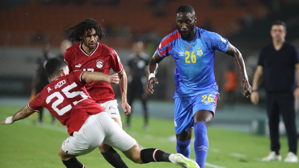 AFCON last 16 clash between Egypt and DR Congo.