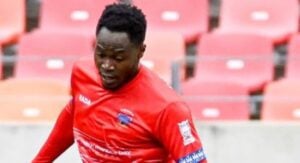 Bienvenu Eva Nga in action for Chippa United in the DStv Premiership