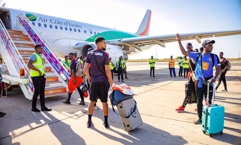 Gambia national team star shares details of the scary plane incident en route to Afcon