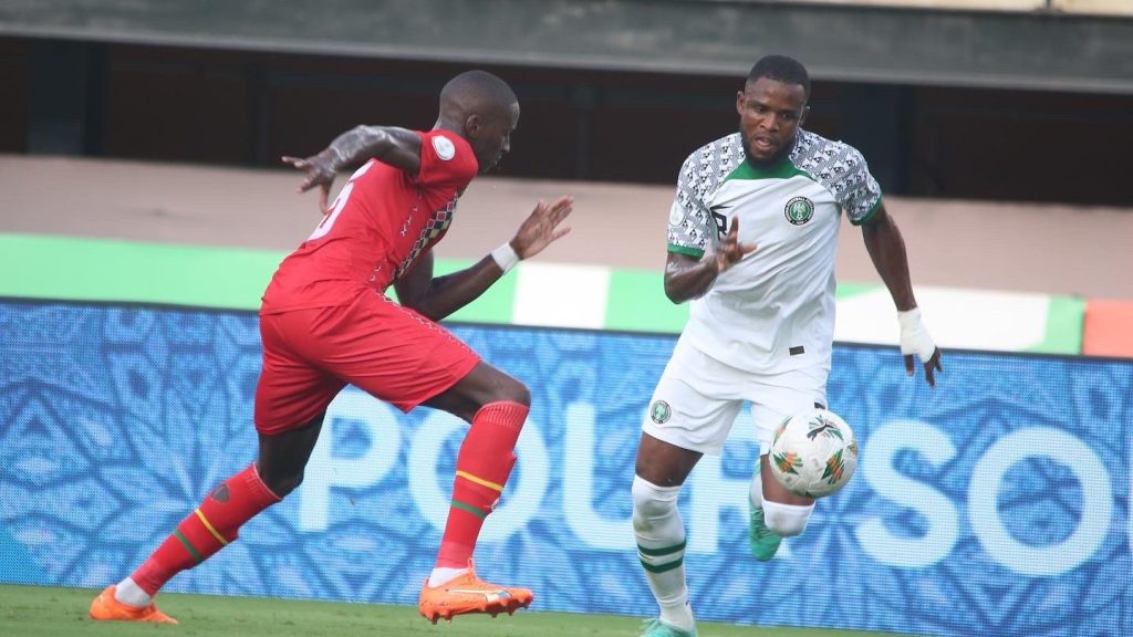 AFCON group stage clash between Guinea-Bissau and Nigeria