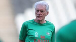 Bafana Bafana head coach Hugo Broos.
