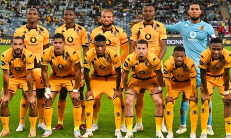 Kaizer Chiefs players pose for a team photo
