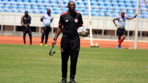 Kalisto Pasuwa during training at Nyasa Big Bullets