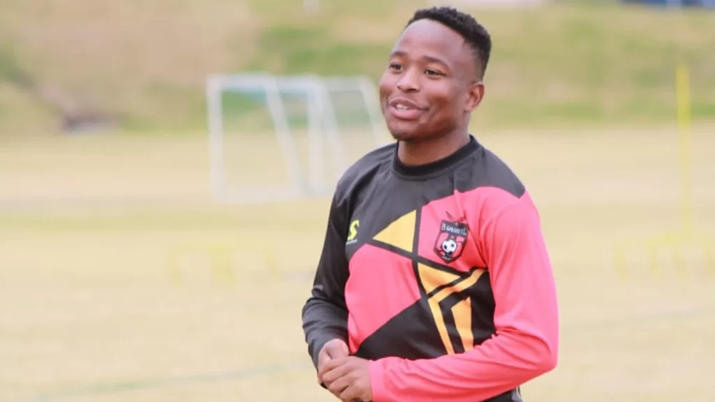 Keletso Makgalwa during his TS Galaxy loan stint