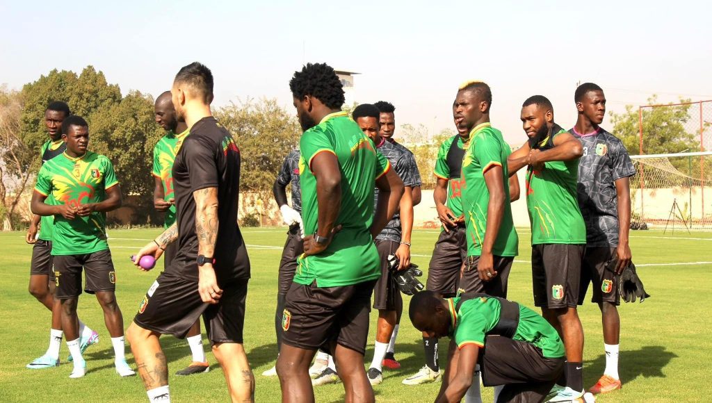 Mali national team training ahead of AFCON