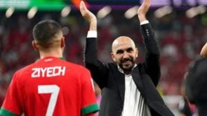 Morocco head coach Walid Regragui.