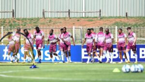 Moroka Swallows players at training