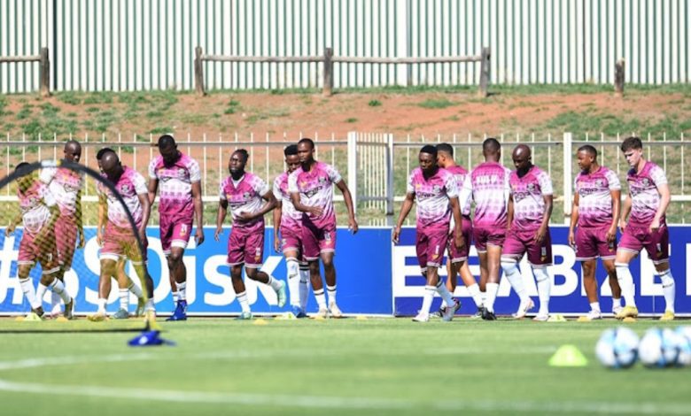 Moroka Swallows players at training