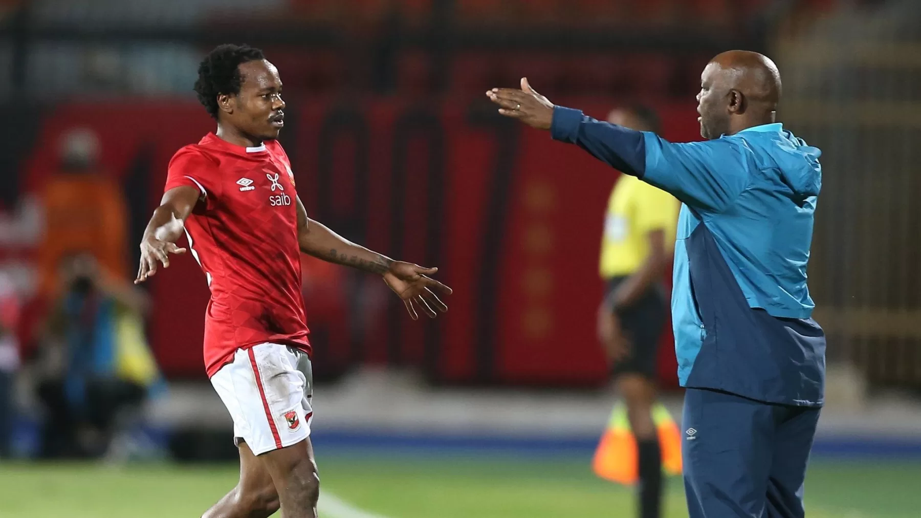 Pitso Mosimane has singled out Percy Tau as the one former player he would put his head on the block for