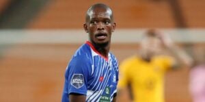 Phumlani Ntshangase during his stint at Maritzburg United