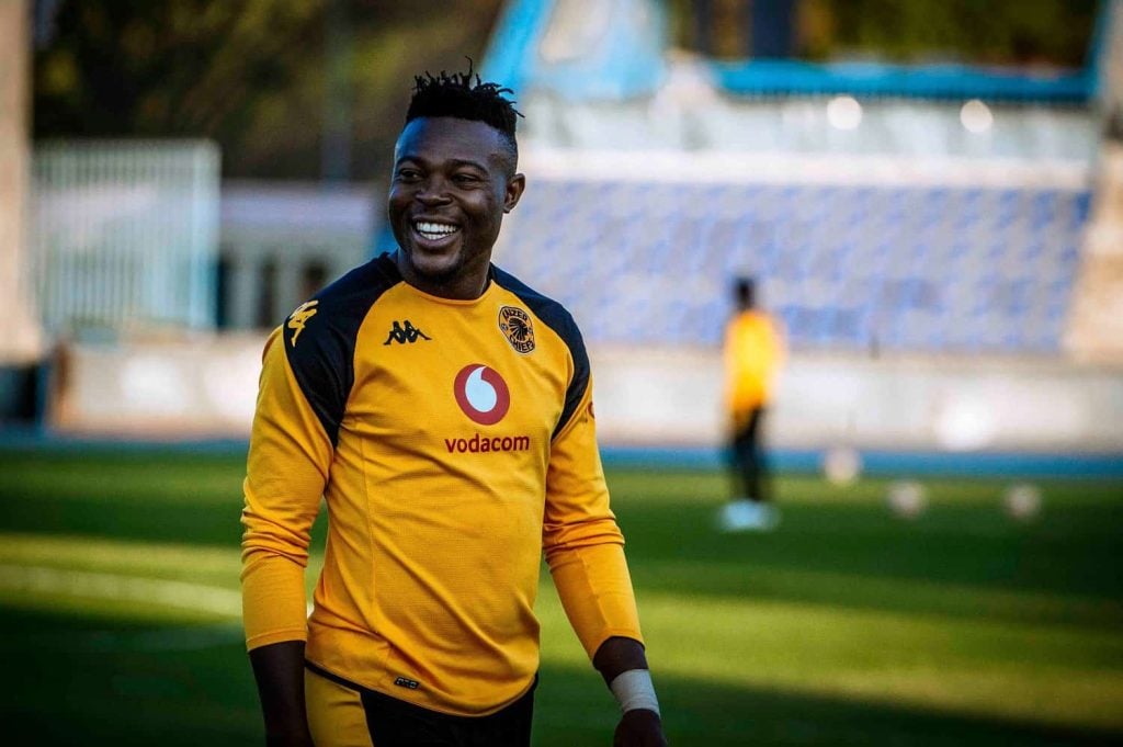 Ranga Chivaviro of Kaizer Chiefs at training