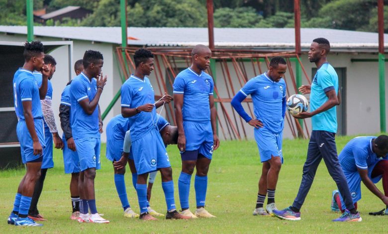 Richards Bay FC during a training session