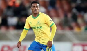 Rivaldo Coetzee in action for Mamelodi Sundowns in the DStv Premiership