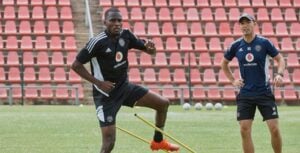 Souaibou Marou at Orlando Pirates training