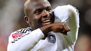 Takesure Chinyama during his time at Orlando Pirates