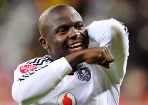 Takesure Chinyama during his time at Orlando Pirates