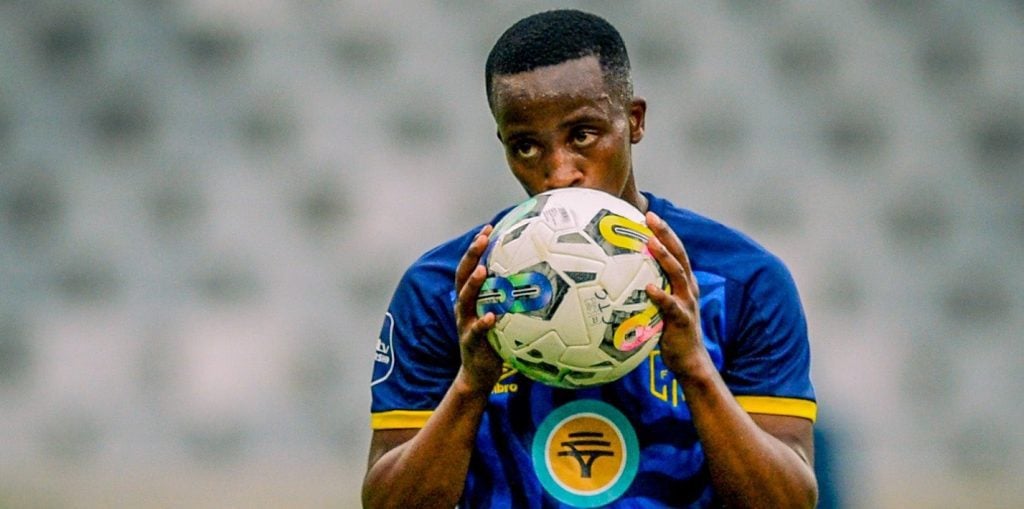 Thabo Nodada in Cape Town City colours