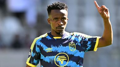 Thabo Nodada in action for Cape Town City