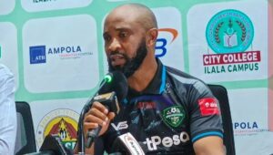 Thabo Senong at Singida Fountain Gate press conference