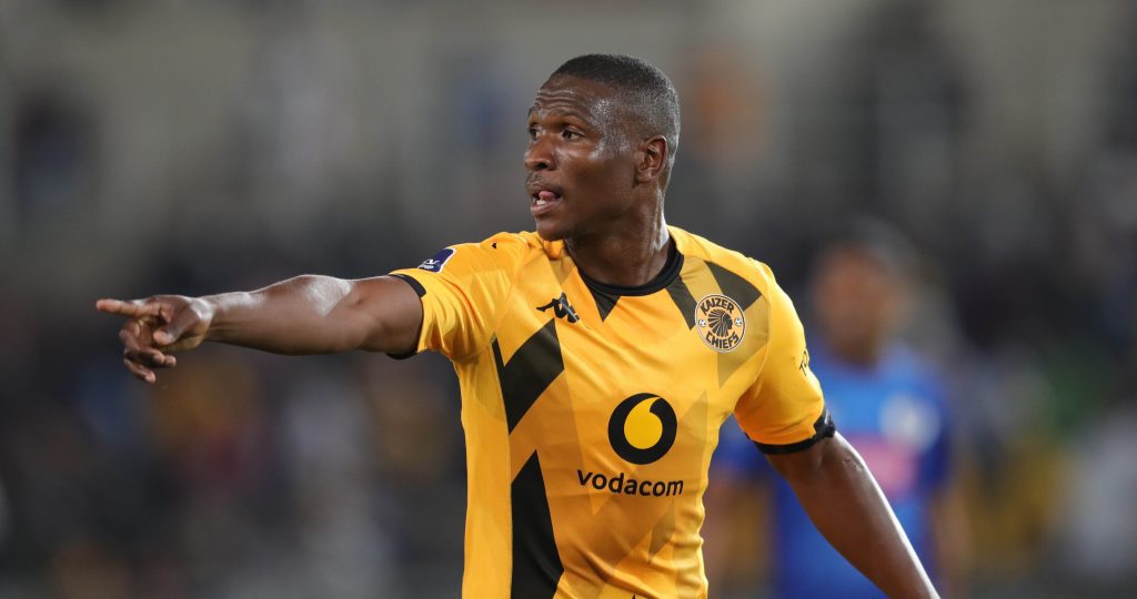 Thatayaone Ditlhokwe in action for Kaizer Chiefs in the DStv Premiership