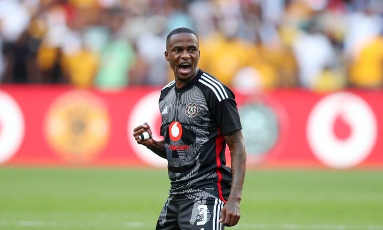 Thembinkosi Lorch in action for Orlando Pirates