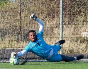 Zimbabwe's number one goalkeeper Donovan Bernard