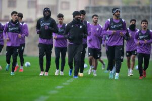 Abha Club players during training