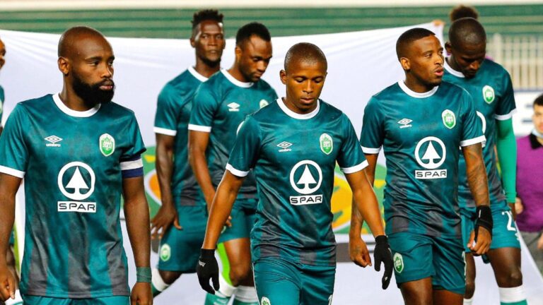 AmaZulu FC players during a DStv Premiership match