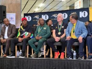 Danny Jordaan has acknowledged work done by coach Hugo Broos