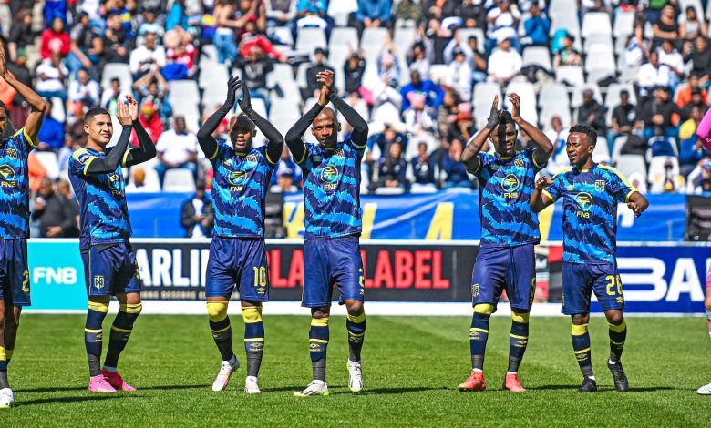 Cape Town City in action in the DStv Premiership
