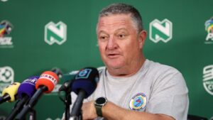 SuperSport United head coach Gavin Hunt.
