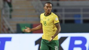 Bafana Bafana defender Grant Kekana in action.