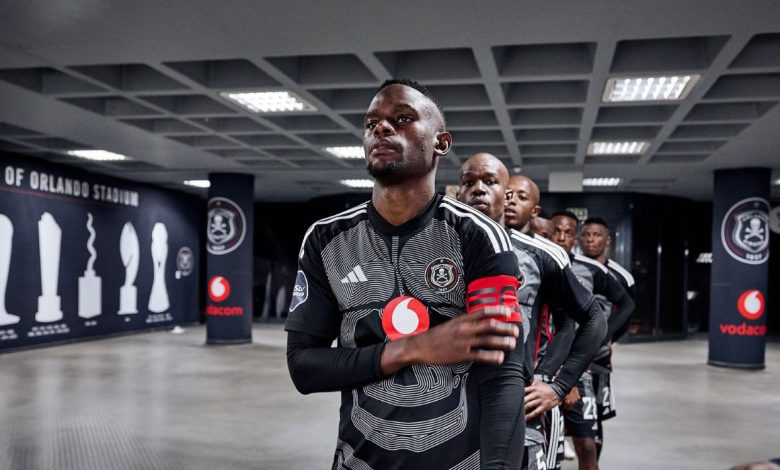 Innocent Maela in the tunnel ready for a match in the DStv Premiership