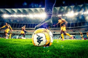 Kaizer Chiefs players at training