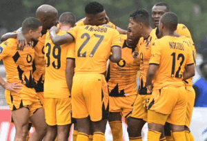 Kaizer Chiefs players during a game