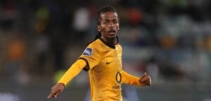 Kamohelo Mahlatsi in action for Kaizer Chiefs