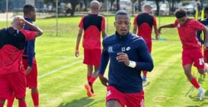 Maritzburg United during a warm up session