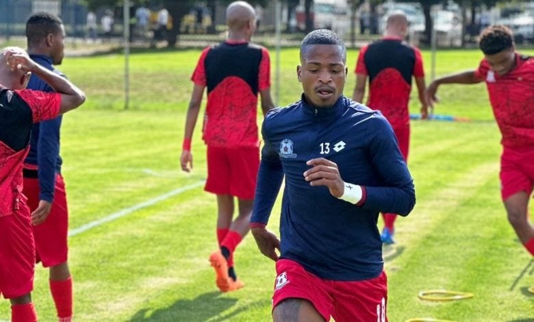 Maritzburg United during a warm up session