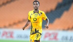 Mfundo Vilakazi in action for Kaizer Chiefs in the Nedbank Cup