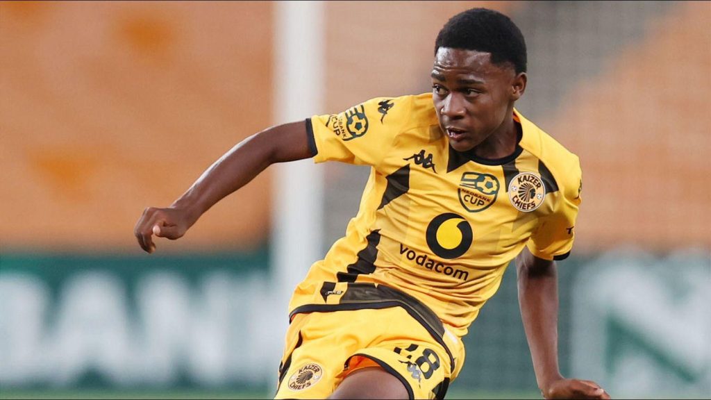 Mfundo Vilakazi in action for Kaizer Chiefs in the Nedbank Cup