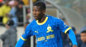 Neo Maema in action for Mamelodi Sundowns in the DStv Premiership