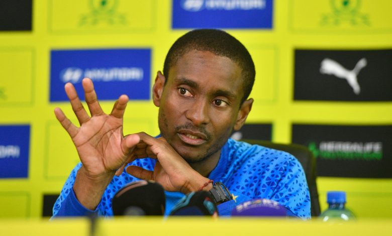 Mamelodi Sundowns head coach Rulani Mokwena.