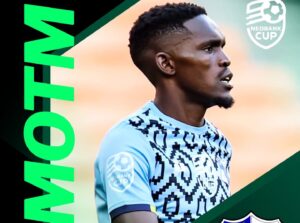 Siphamandla Hleza during his Man of the Man display against Kaizer Chiefs