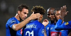SuperSport United in action against Stellenbosch FC