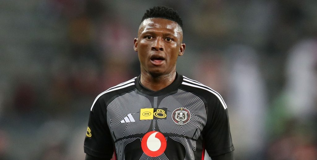 Thabiso Monyane in action for Orlando Pirates
