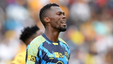 Thato Mokeke in action for Cape Town City