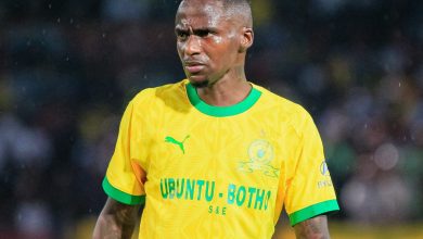 Thembinkosi Lorch in action for Mamelodi Sundowns