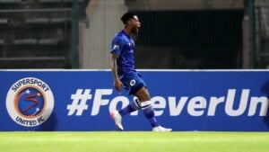 SuperSport United defender Thulani Hlatshwayo.
