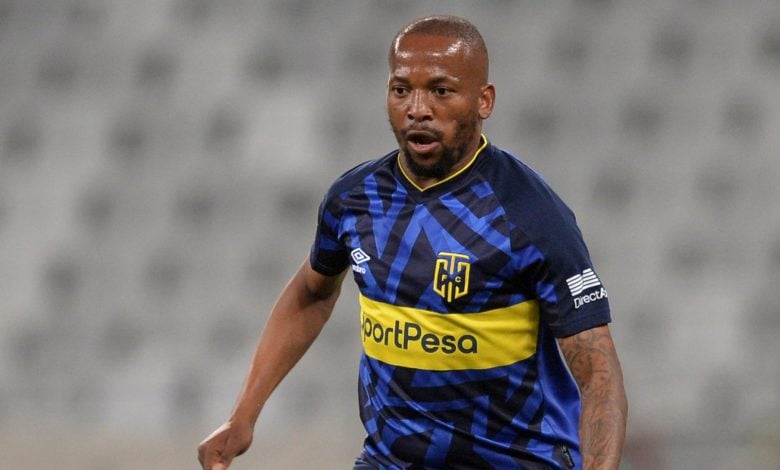 Aubrey Ngoma in action for Cape Town City