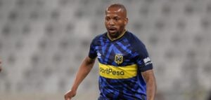Aubrey Ngoma in action for Cape Town City